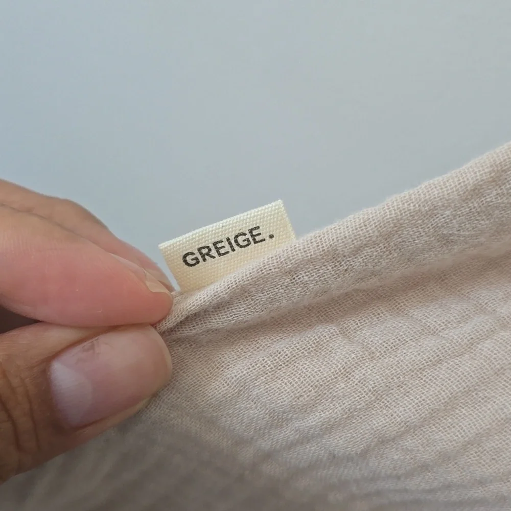 GREIGE Organic Cotton Overalls Sz 4 Unisex